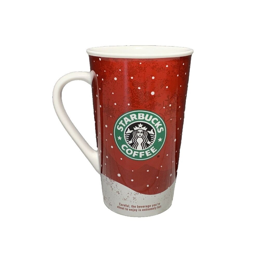 Starbucks Holiday Ceramic 16 Oz. Tall Coffee Mug 2007 - Picture 3 of 7